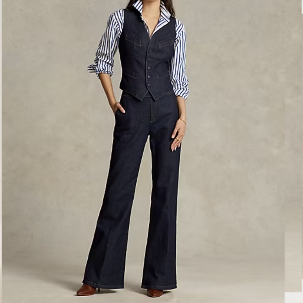 Ralph Lauren Polo Denim & Supply Denim Flare Retro Pants - Size 10
